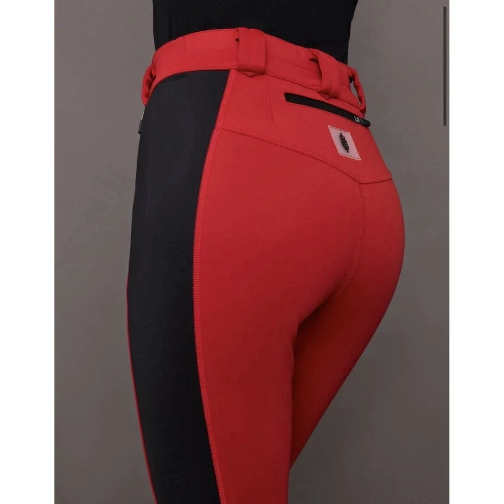 NWT Free People FP Movement Chill Factor Leggings Women's SKI pants Red $198